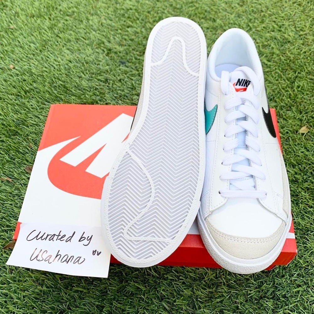 Nike Blazer low gs white black teal shoes - Picture 4 of 4